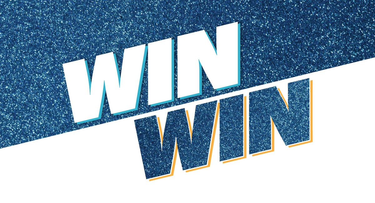 The image says "win, win"
